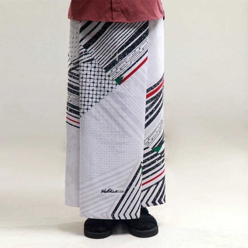 RABBANI - SARUNG KHALID RABBANI ORIGINAL - SARUNG PUTIH RABBANI PALESTINE