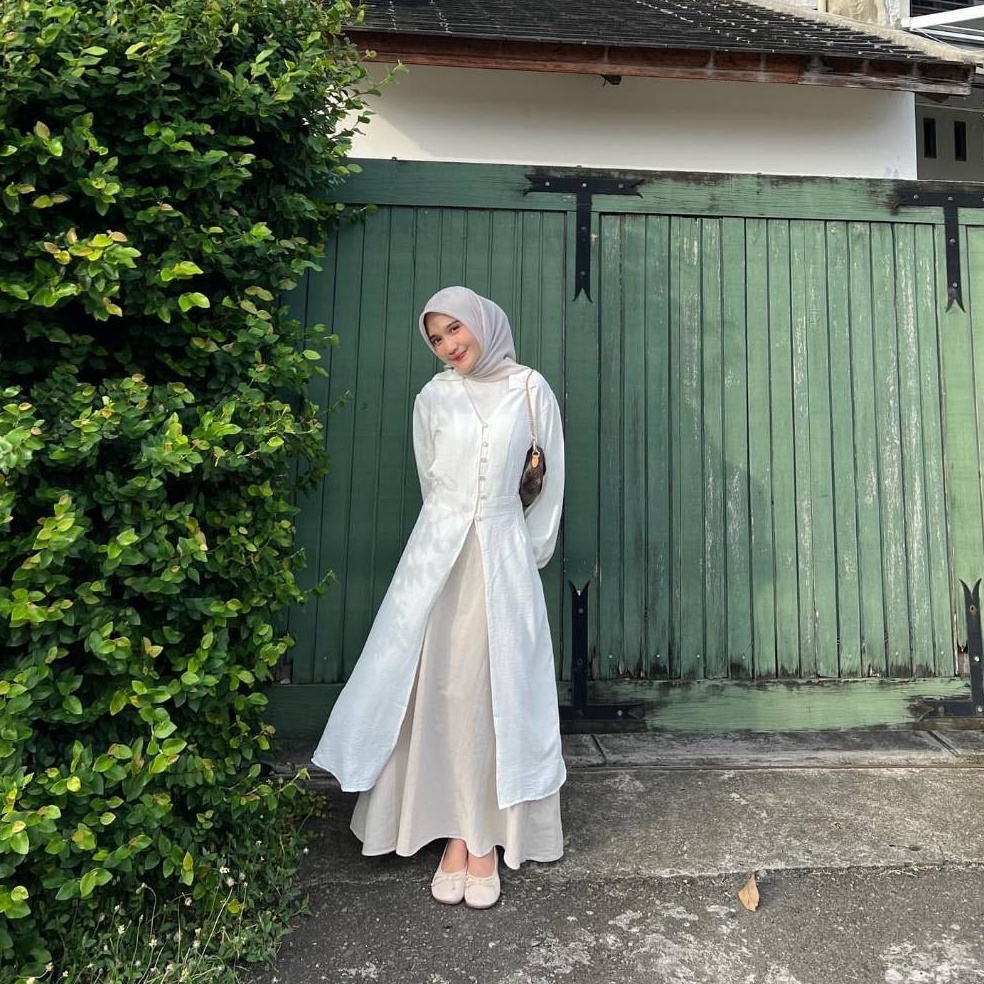 Harga TERMURAAH Arsyyid  Tunik Outer Silk  Dress Outer Tunik Wanita  Dress Santorini Silk  Tunik Kon