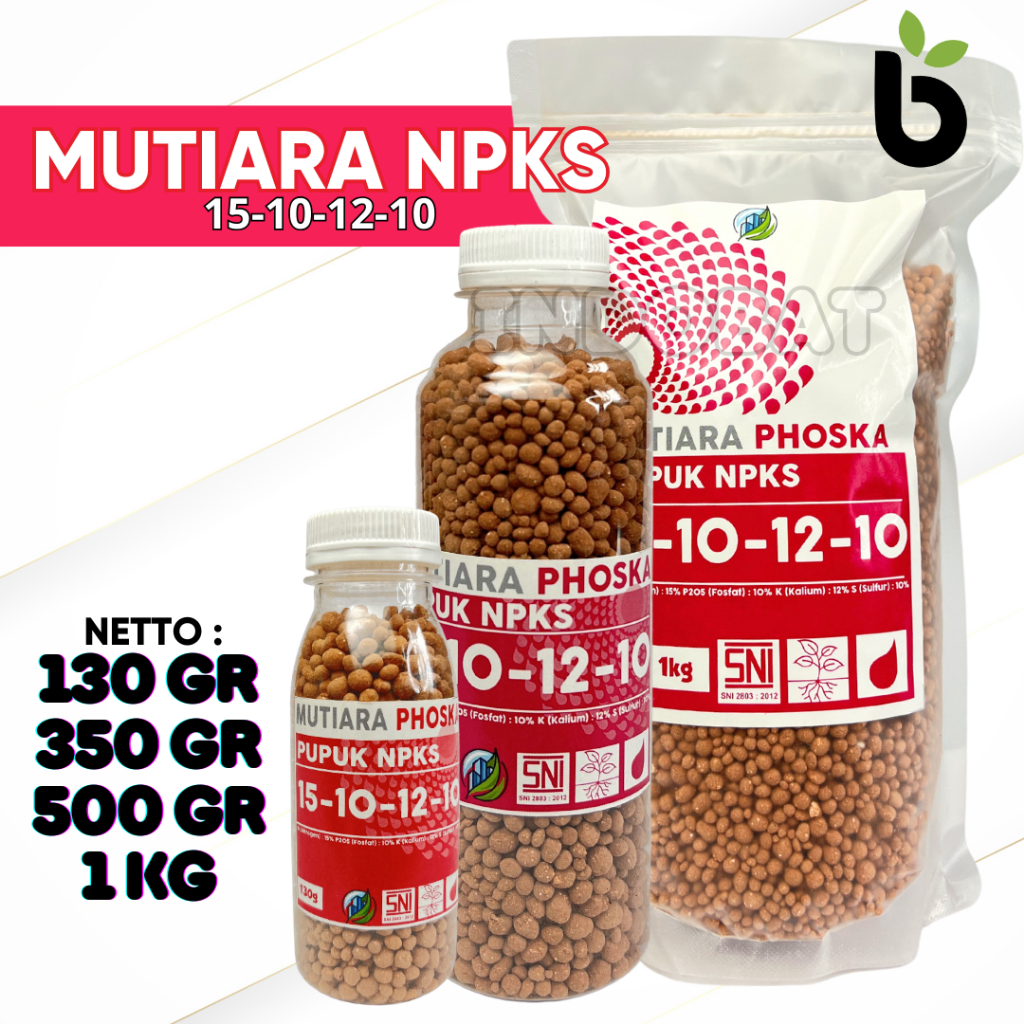 Pupuk PHOSKA 15 10 12 10 Pupuk Slow Release Petumbuhan Tanaman Pangan
