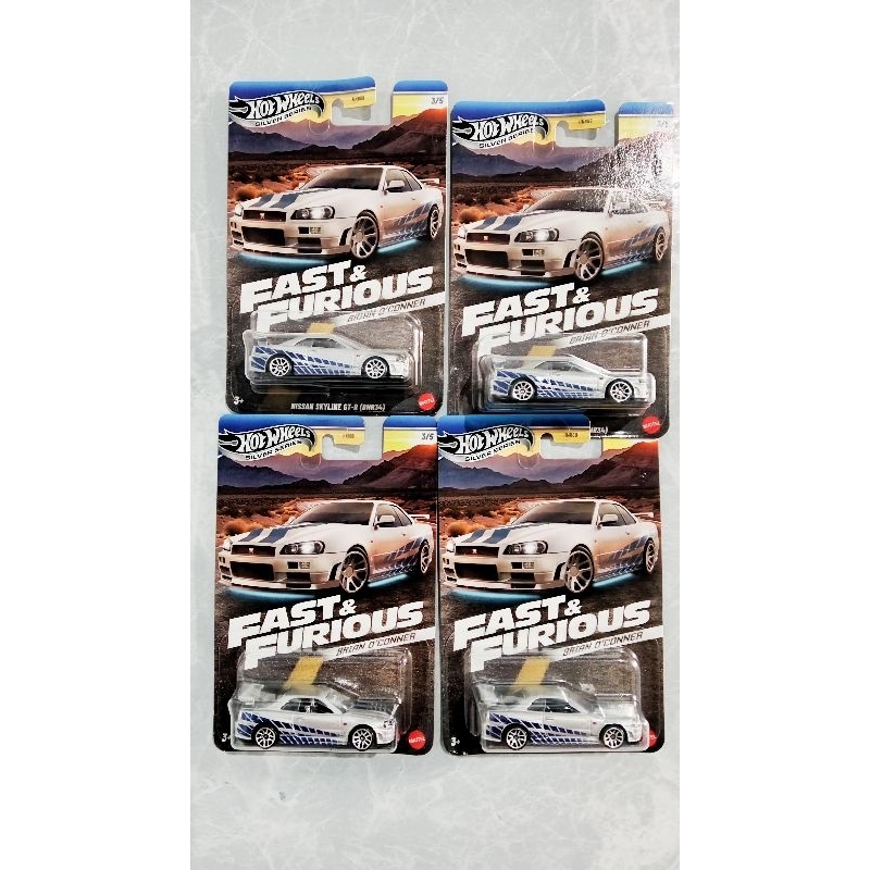 Hotwheels R34 fnf Brian + PROTEC