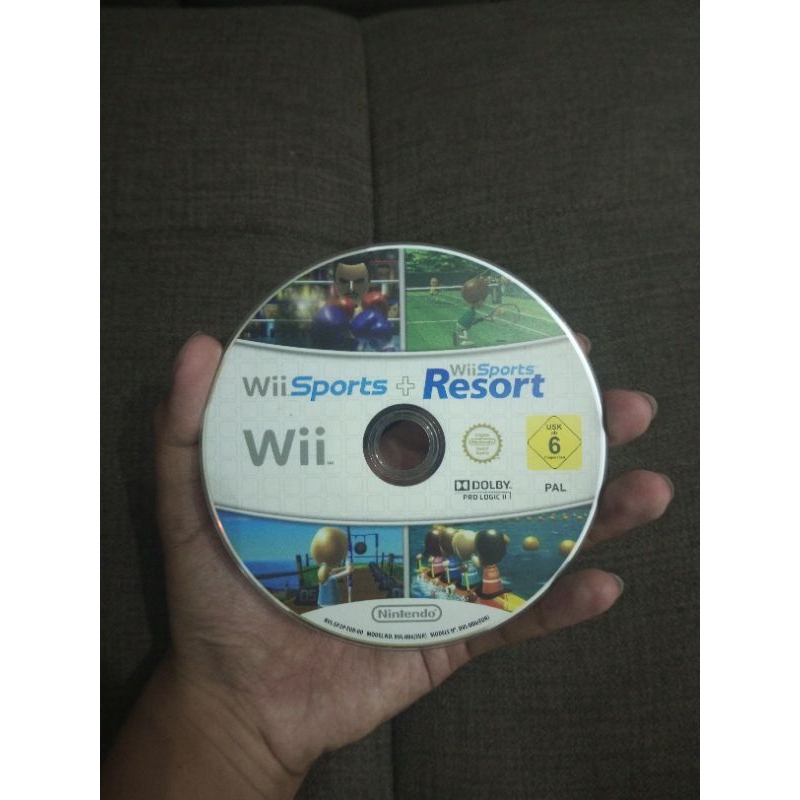 Cd Game Wii Sports + Wii Sports Resort EUR
