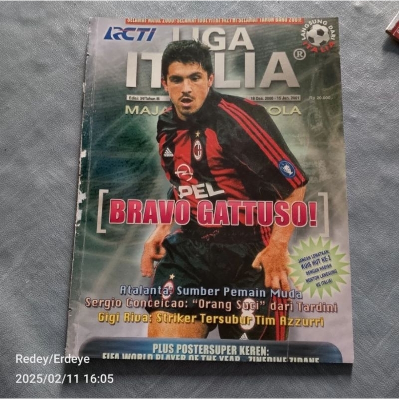 Majalah Liga Italia Januari 2001