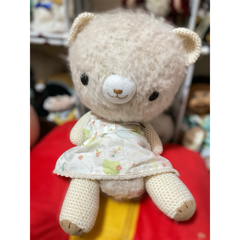 Amigurumi teddy bulu mohair (made in japan)
