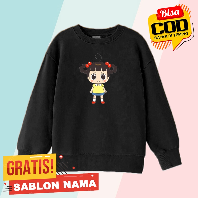 Sweater Anak Anak Choi Jadoo Hello Jadoo / Jaket Sweater Anak Laki Laki & Perempuan Custom Nama Choi