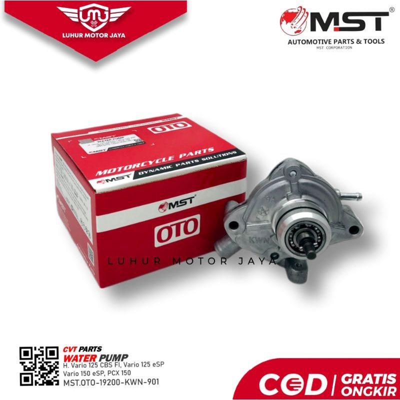 Water Pump Vario 125/150 Water Pump Easy Vario 125 Old/New Water Pump Pcx 150 Adv 150 Water Pump Rad