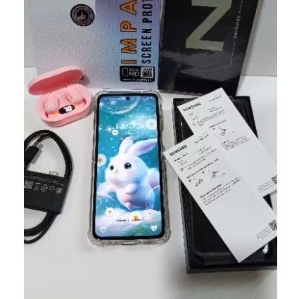 Preloved Samsung Galaxy Z Flip3 5G 8/128Gb Cream Second Mulus