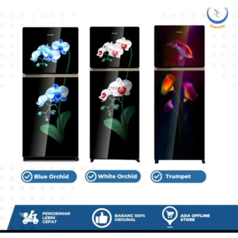 kulkas Polytron 2 pintu non salju/kulkas Polytron PRW23MO