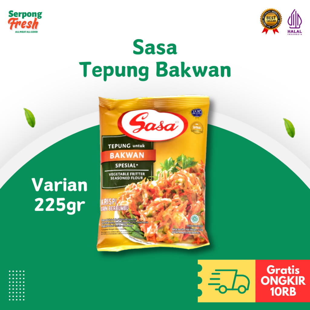 

Sasa Tepung Bumbu Bakwan Spesial 225 gr Special