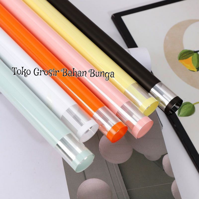 

Cellophane list Bening Transparan - Kertas Buket List Bening - Free Packing Korean Wrapping Flower