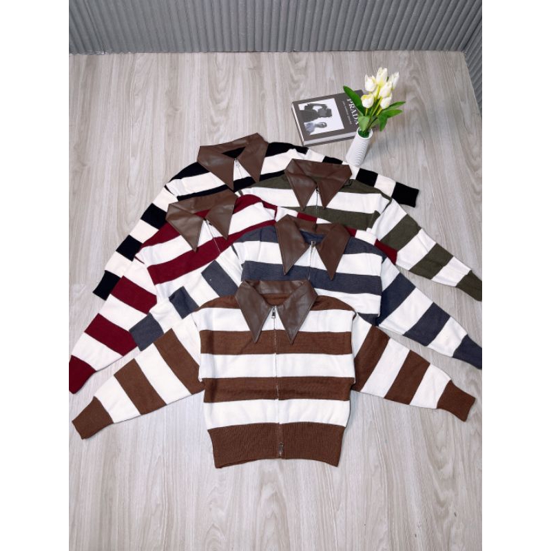 ATASAN ZIPPER KULIT SALUR | GROSIR PGMTA