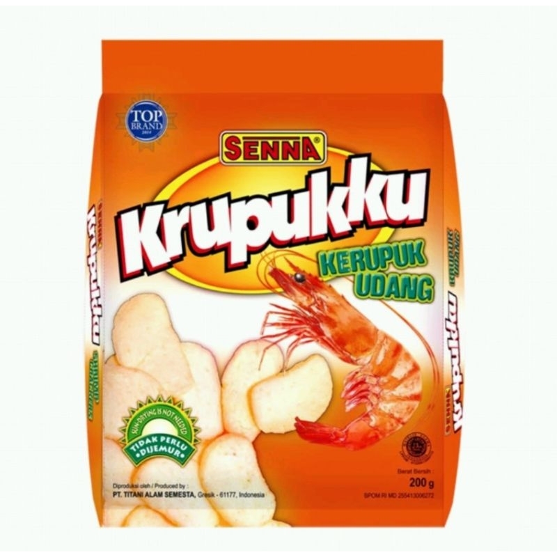 

SENNA KERUPUK RASA IKAN, UDANG, BAWANG 200gr