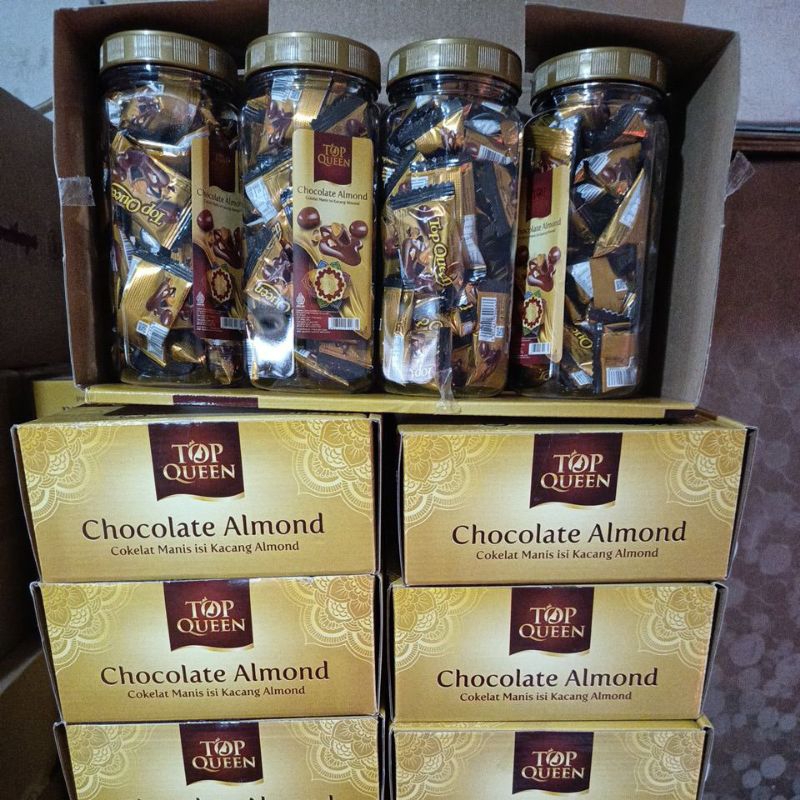 

coklat almond top quin @4tpls
