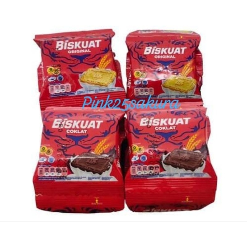 

Biskuat renceng isi 10pcs 16gram