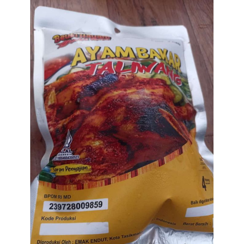 

ayam bakar taliwang frozen