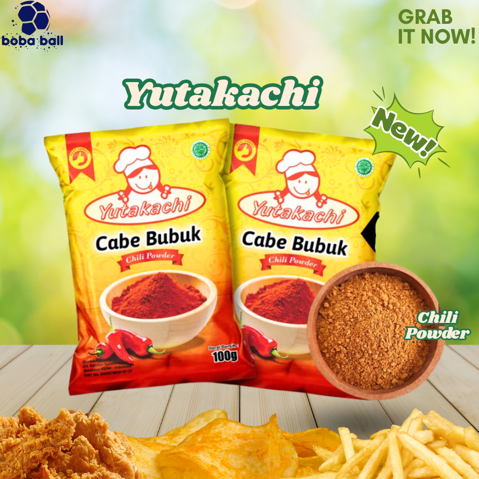 

Yutakachi Cabe Bubuk Murni 1 Kg | Chili Powder | Cabai Pedas India 1 Kg