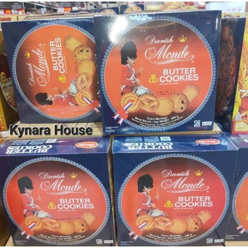 

Monde Biscuit Butter Cookies Kaleng 6x908gr (Karton)