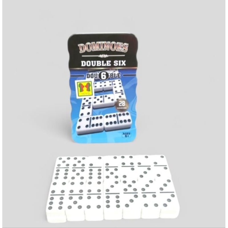 Mainan Domino Board Game / Kartu Gaplek / Batu Gaplek Dominoes Isi  28 Pcs