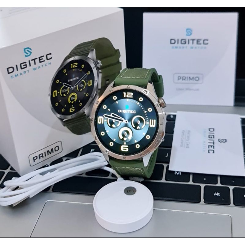 ( BISA COD ) ✅ Jam Tangan Pria/Cowok DIGITEC PRIMO SMARTWATCH || Diameter 4.6cm ||  INCLUDE BOX + CH