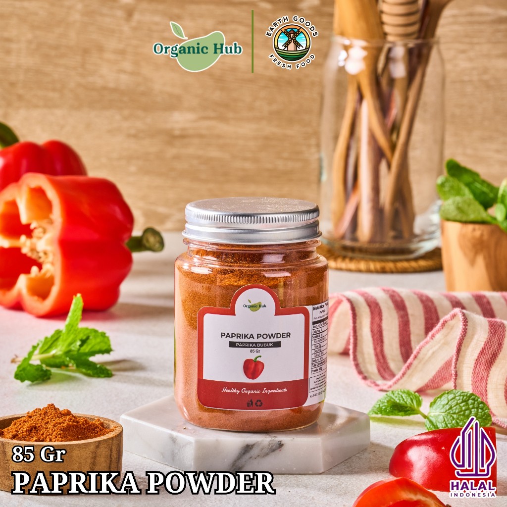 

Organic Hub Paprika Powder 100% Asli Khas Rempah Nusantara Bumbu Masak Dapur Premium 50 gr