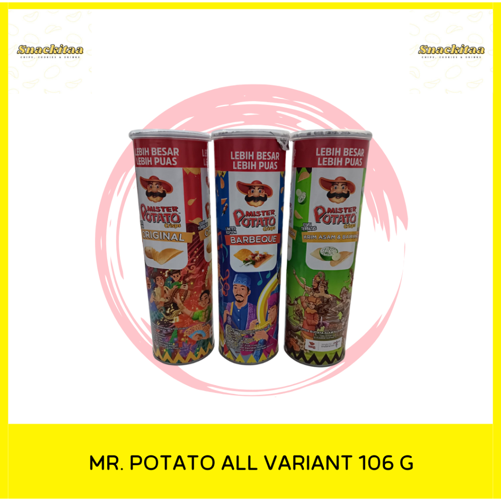 

KRIPIK KENTANG MR. POTATO CRIPS 106G SEMUA VARIAN RASA