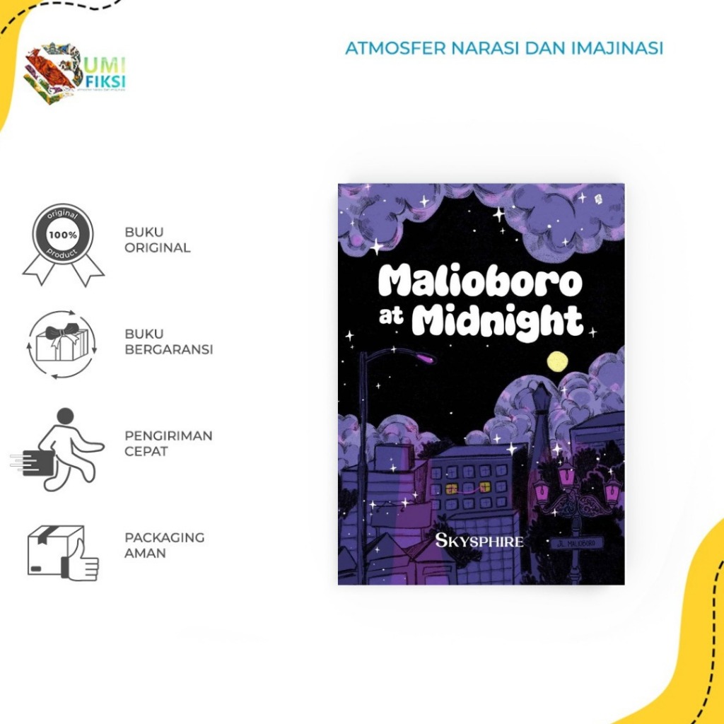 BUKU NOVEL BUKU NOVEL MALIOBORO AT MIDNIGHT - SKYSPHIRE - BUKUNE - BUMI FIKSI