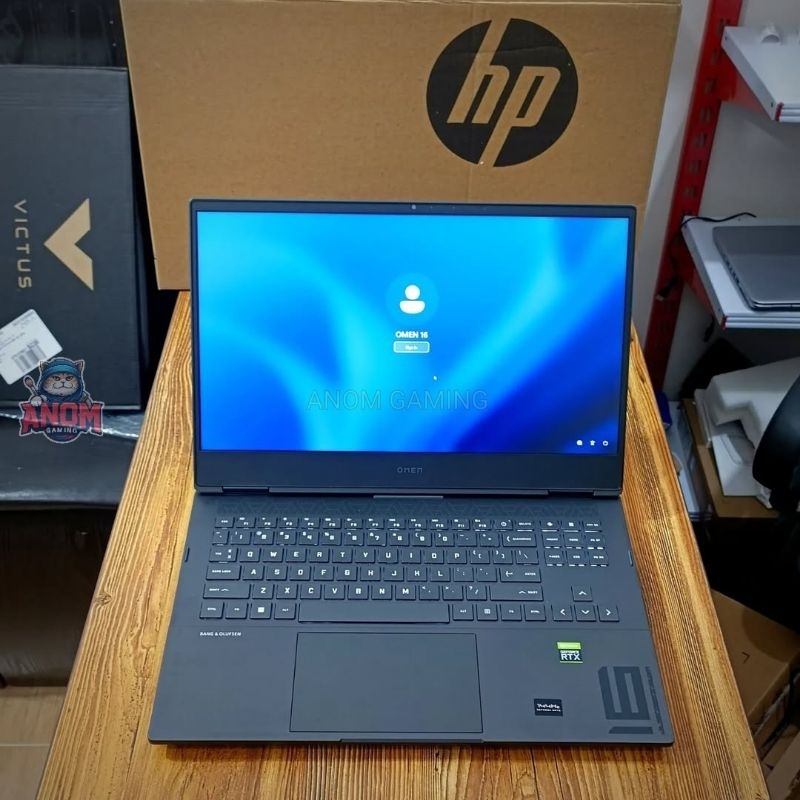 LAPTOP GAMING HP OMEN 16 RYZEN 9-6900HX RTX3070 Ram 32Gb SSD 1Tb Fullset