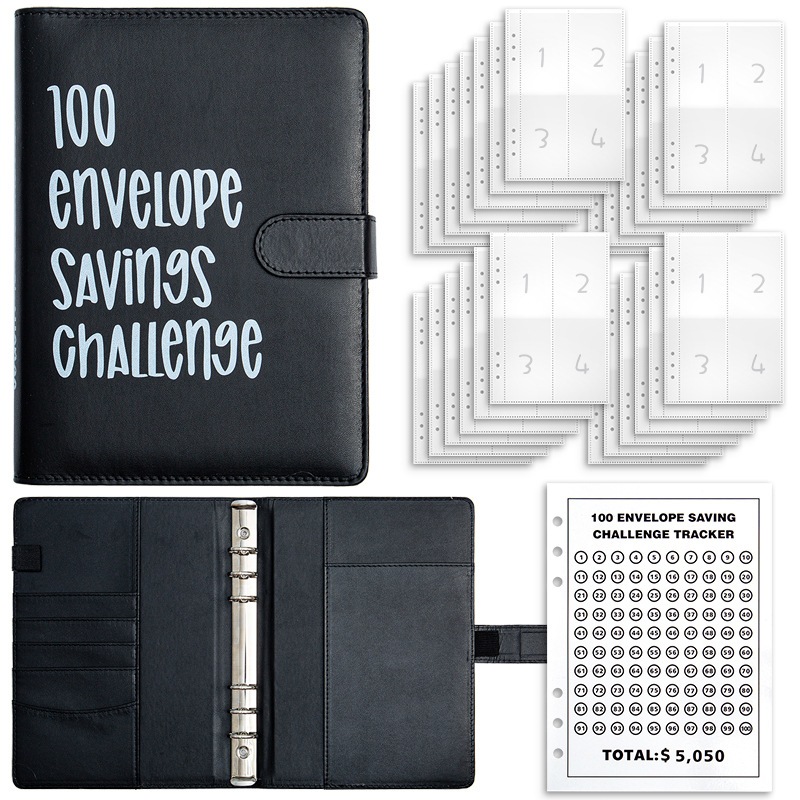 

100 Day Couple Challenge Savings Book Loose leaf Savings Book Gifts for Ramadan Eid al Fitr