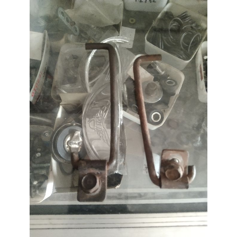 jagrak besi penyangga jok astrea 800 original copotan motor
