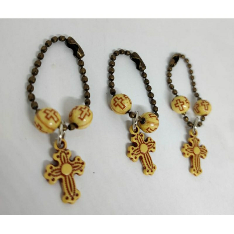 gantungan kunci rante salib imut genesis