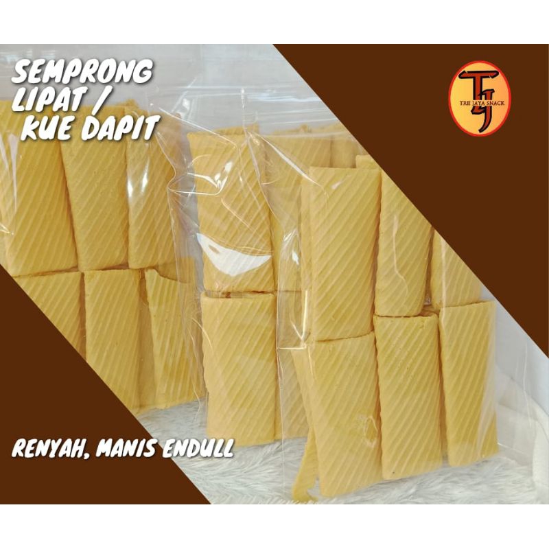 

Semprong Lipat / Kue Dapit manis renyah