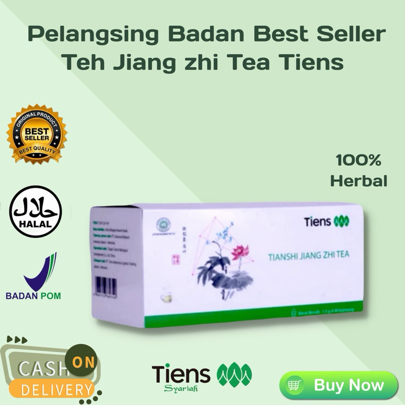 TEH JIANG ZHI TEA TIENS PELANGSING BADAN HERBAL TEH DETOKS DIET AMPUH