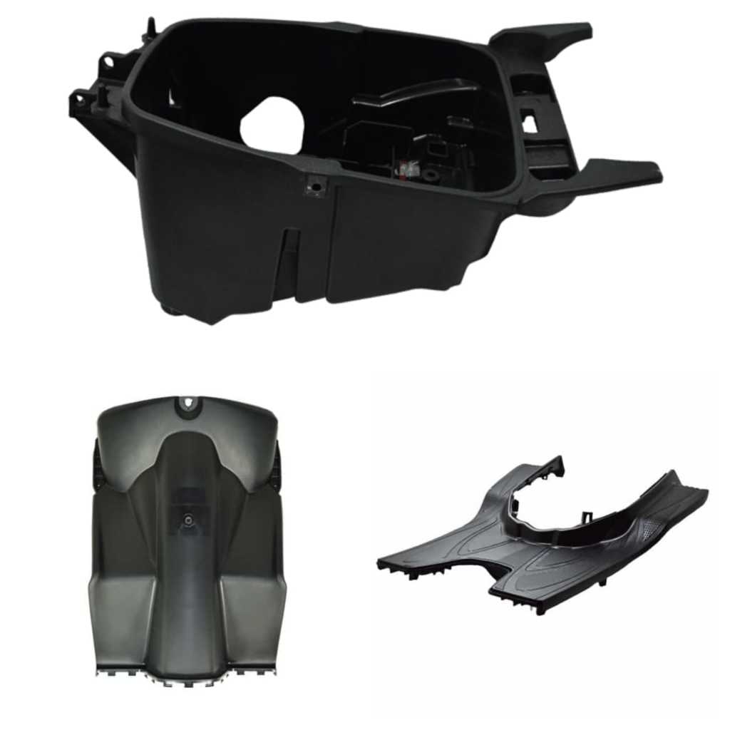 box bagasi,cover kontak bawah,bordes beat karbu 1 set kode KVY ori ahm