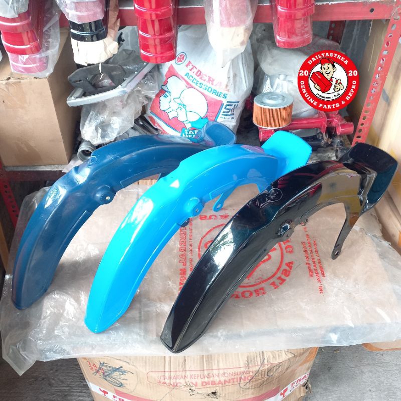 FENDER FRONT SLEBOR SPAKBOR SAYAP DEPAN BIRU HONDA SUPERCUB C700 C800 ASTREA 800 STAR ORIGINAL ORI