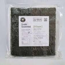 

Manjun Sushi Nori Grade B Isi 50 Lembar