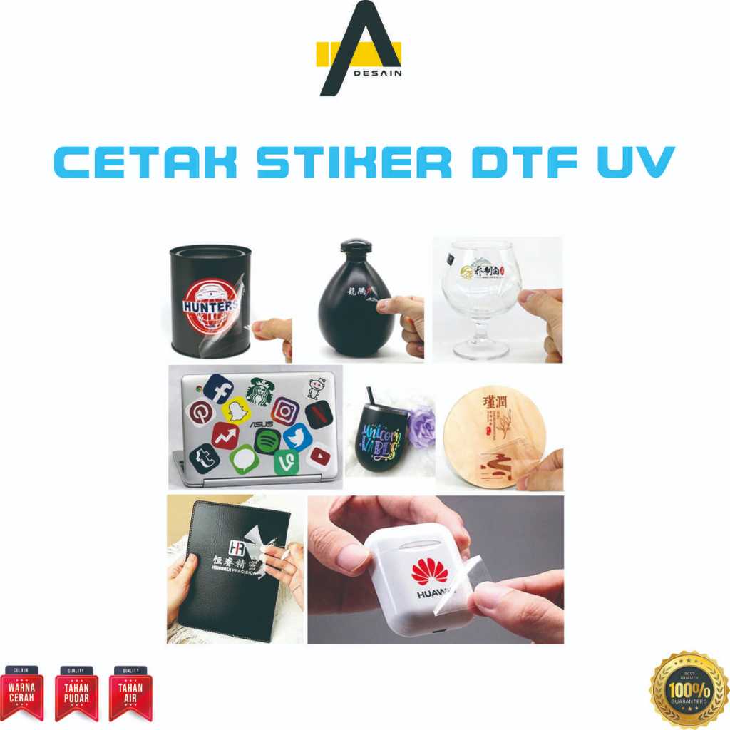 

Cetak Print Cutting Sticker UV DTF Custom Timbul Souvenir Kaca Mug Helm Botol