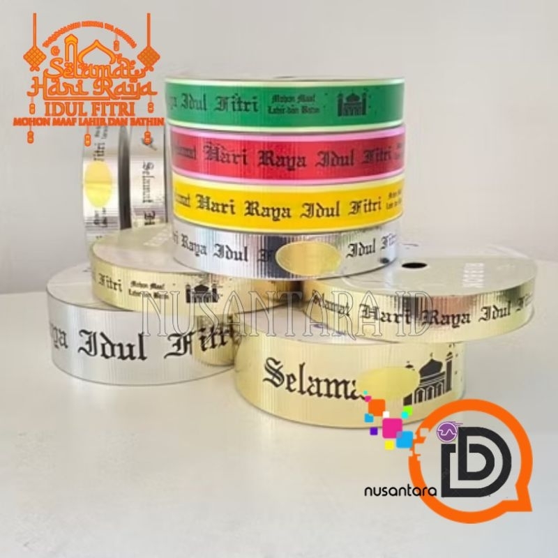 

1ROLL PITA PARCEL RIBBON IDUL FITRI / Pita Kado Lebaran Selamat Hari Raya Idul Fitri