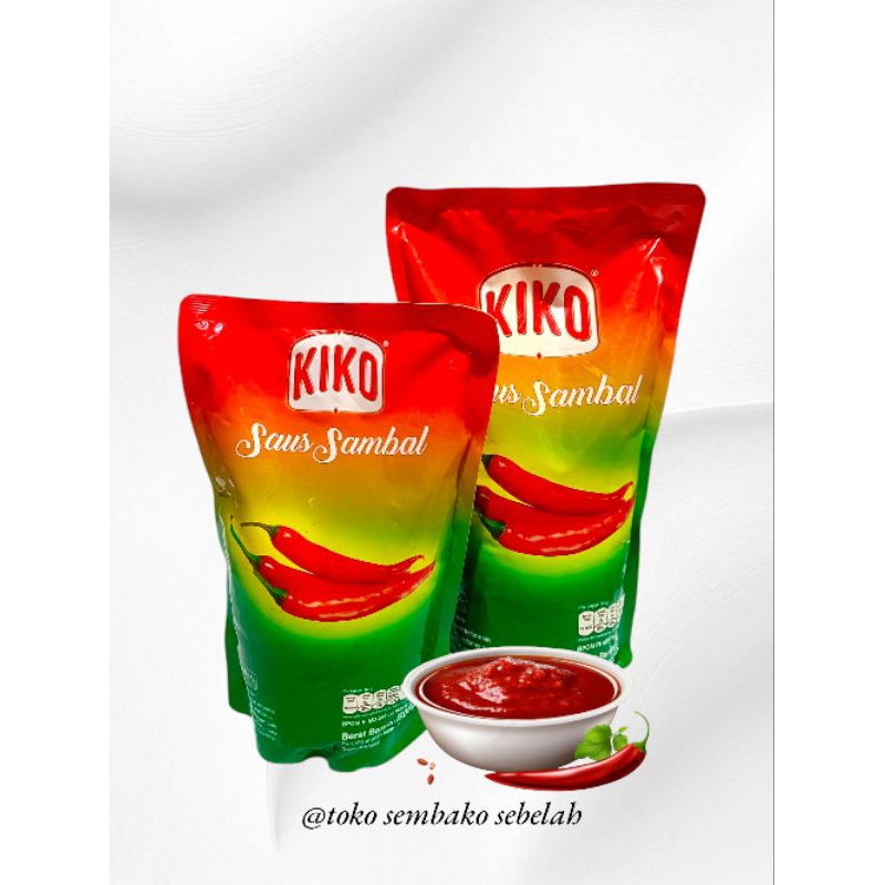 

Kiko saus Sambal Kemasan 500gr Dan 1kg || 1 Pcs