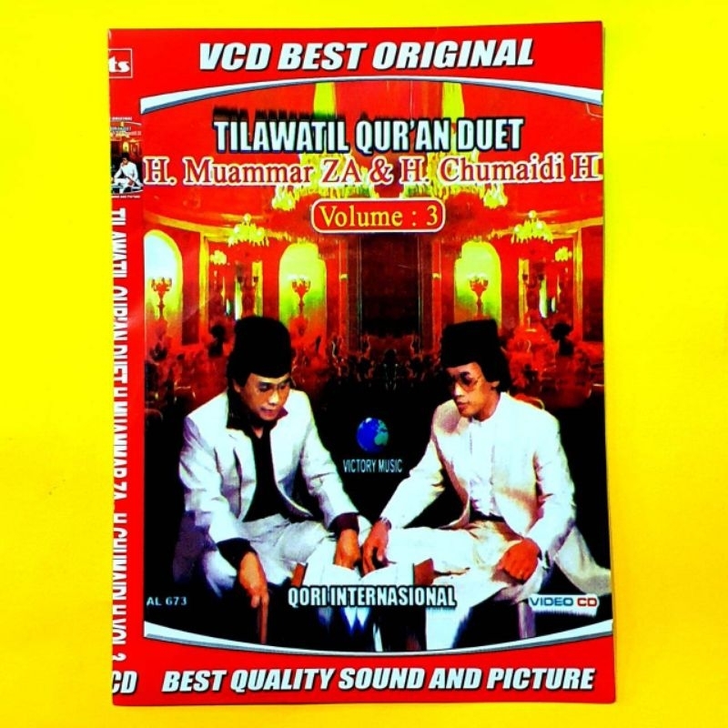 KASET VCD NGAJI TILAWATIL QUR'AN DUET H. MUAMMAR ZA & H. CHUMAIDI H