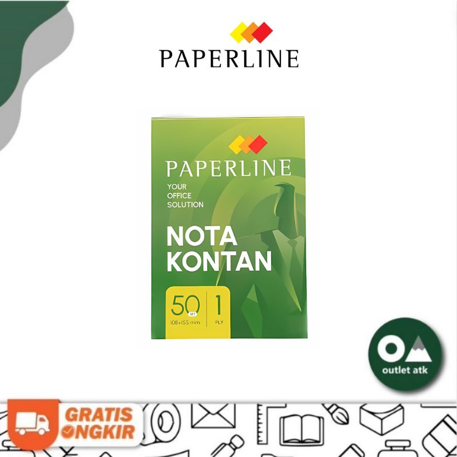 

Nota Kontan Kecil 1 Ply Paperline isi 10 Buku per Pack