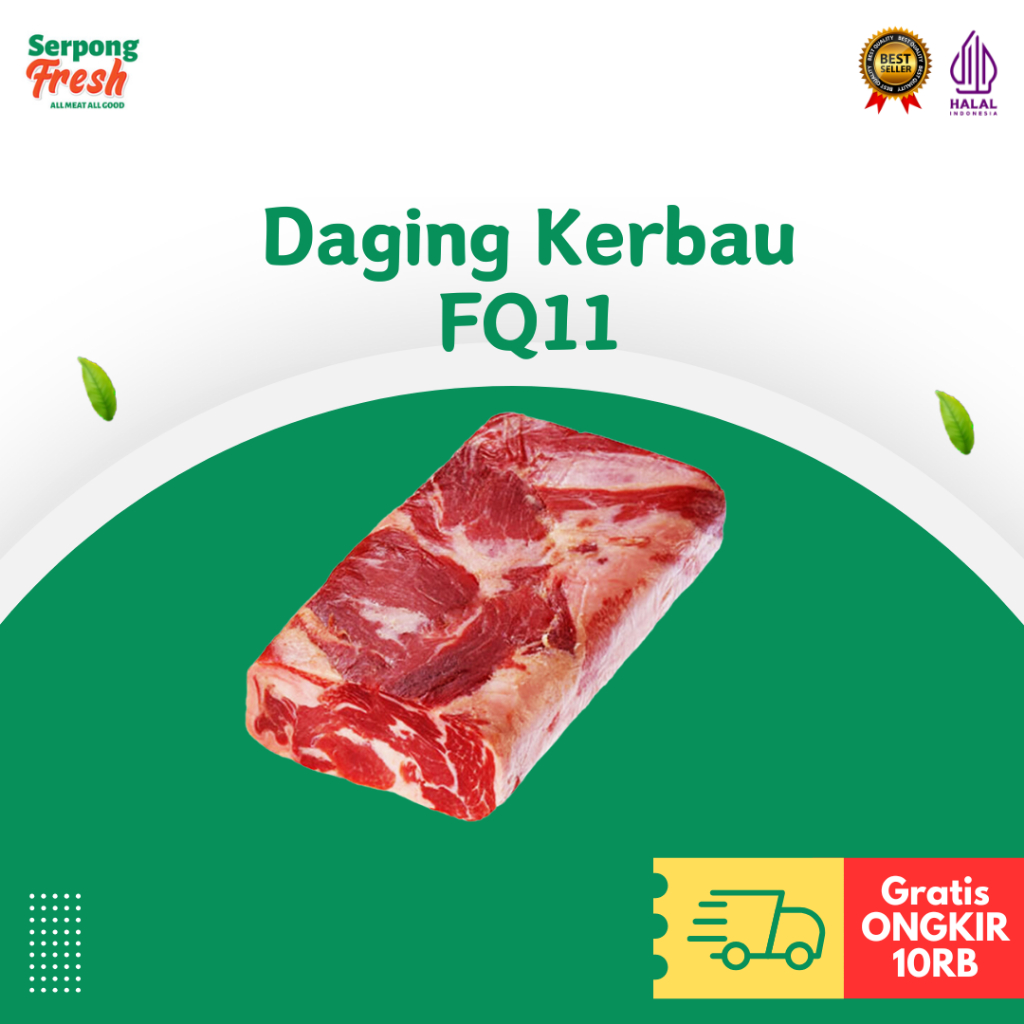 

Daging Kerbau Frozen FQ 11 Slice 950gr