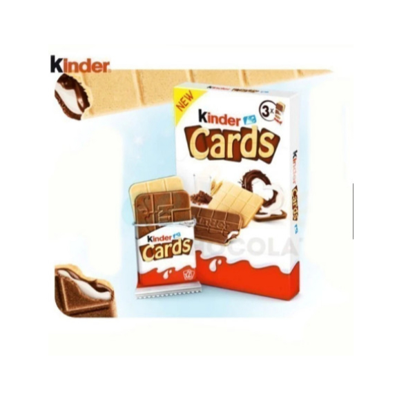 

Kinder Cards T3 isi 3 packs Coklat