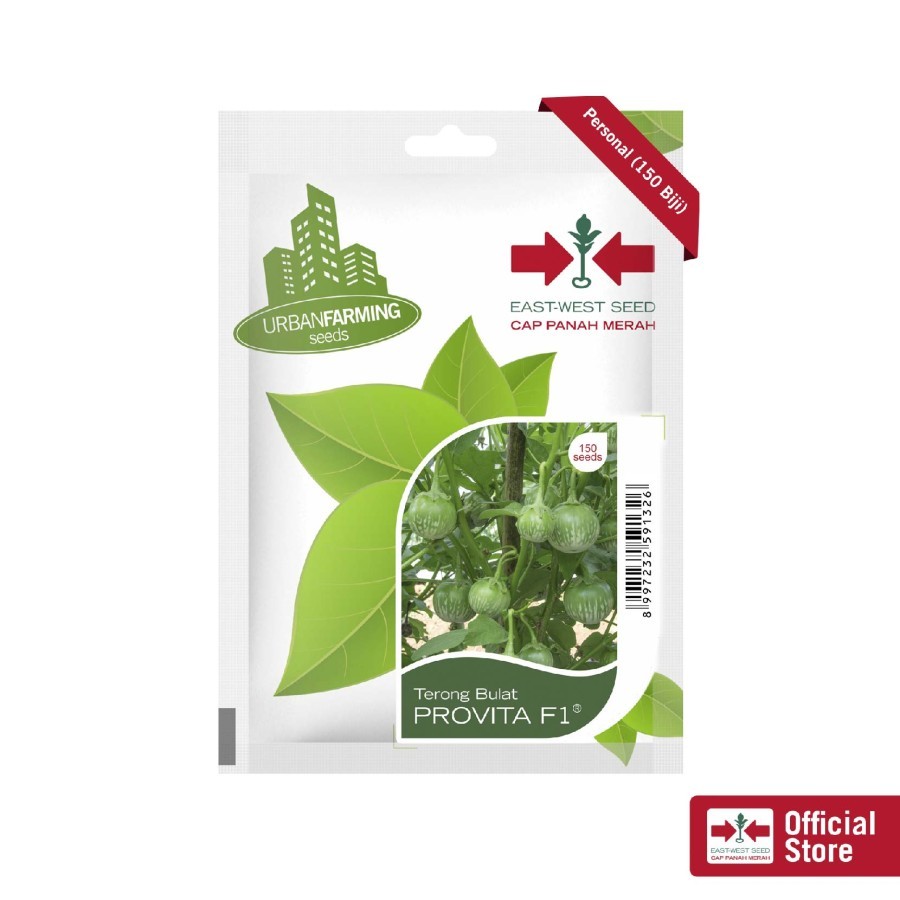 CAP PANAH MERAH - BIBIT/BENIH TERONG BULAT LALAB PROVITA F1