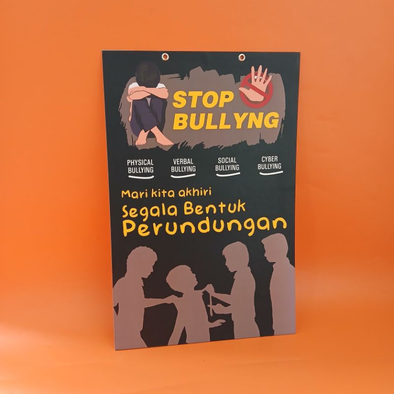 Poster Gantung Stop Bullying - Poster Bullying - Poster sekolah