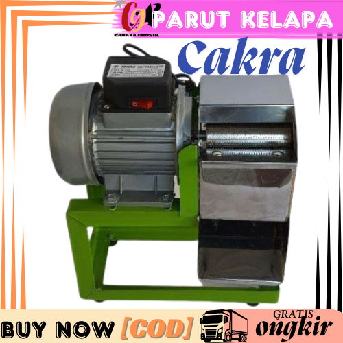 Mesin Parut Kelapa Listrik CAKRA + Corong | Parutan Kelapa
