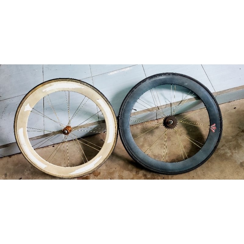 wheelset ws 700c fixie belakang saja rims 6,2cm full ban