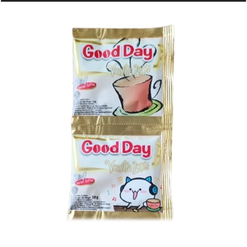 

good day coffe vanilla latte 20gr 1 renceng isi 10