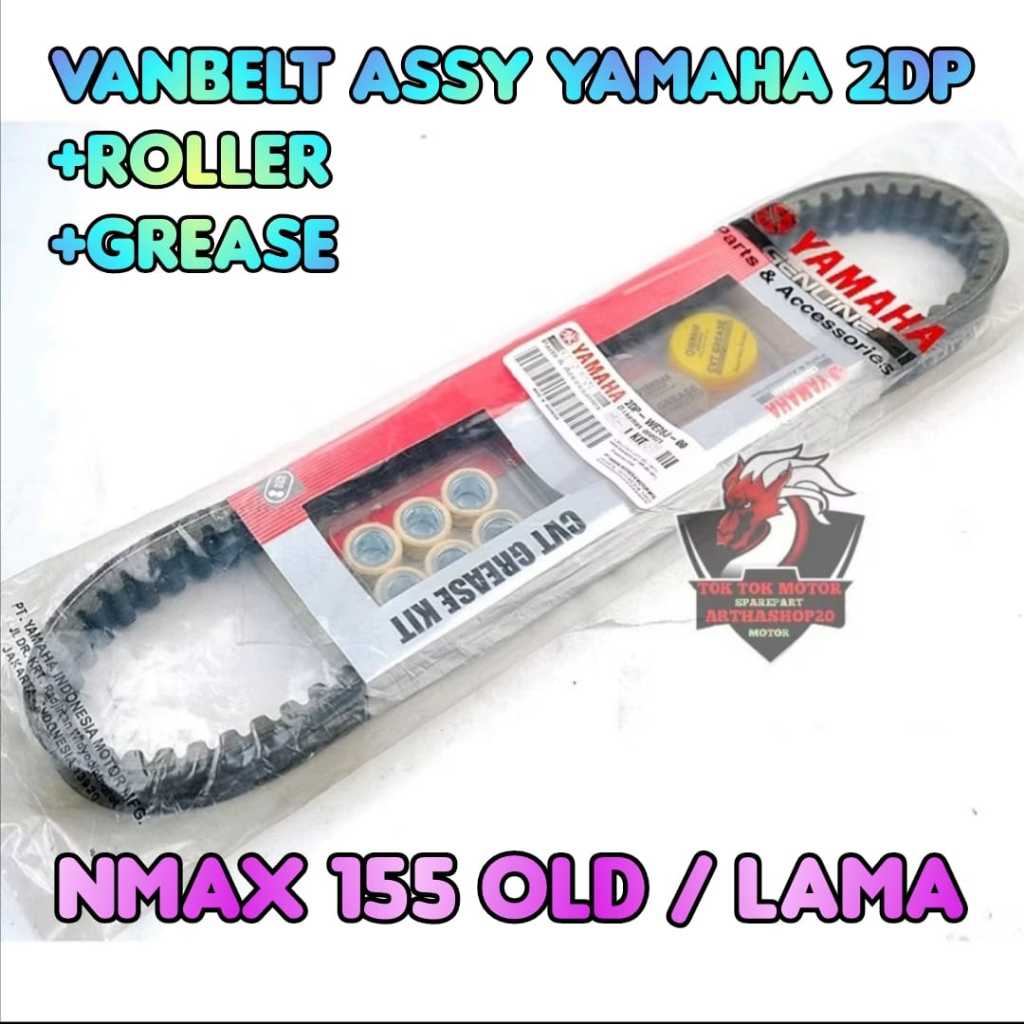 Vanbelt Roller Set 2DP Motor Yamaha NMAX 155 Old / Lama N max Vbelt V-belt V Belt Roler Loler Fanbel