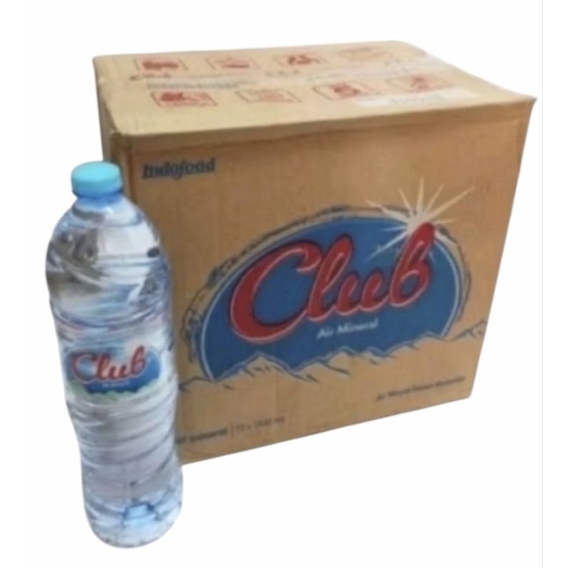 Air mineral 1500ml club isi 12 botol