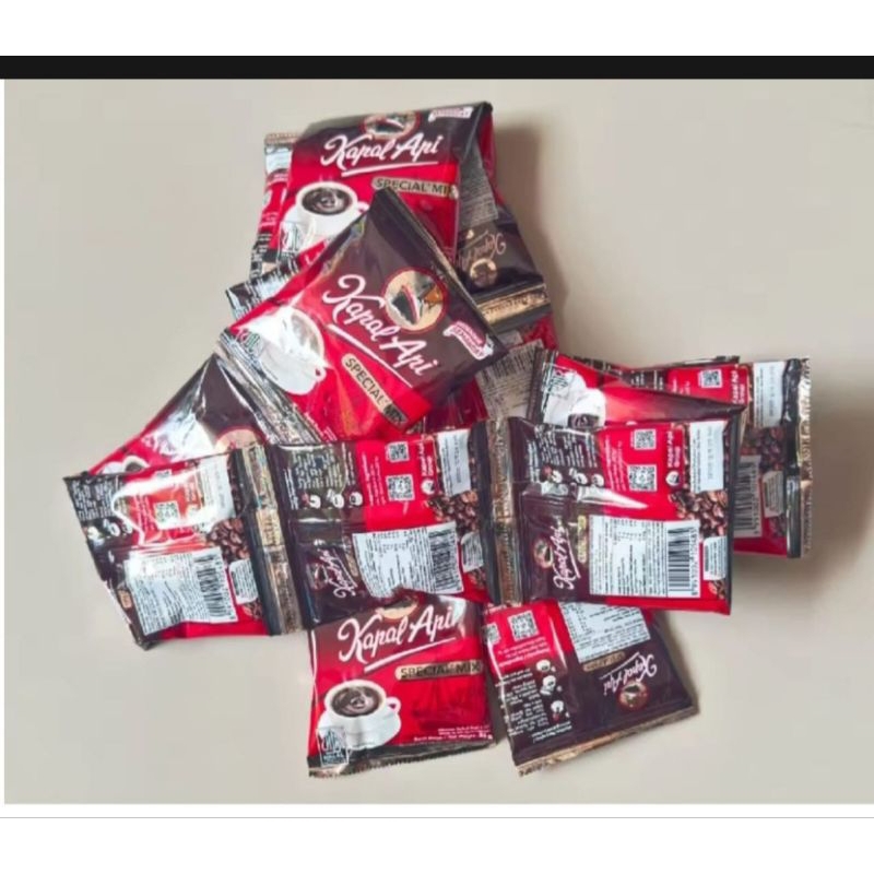 

kopi kapal api special mix+gula 1 renceng isi 10pcs