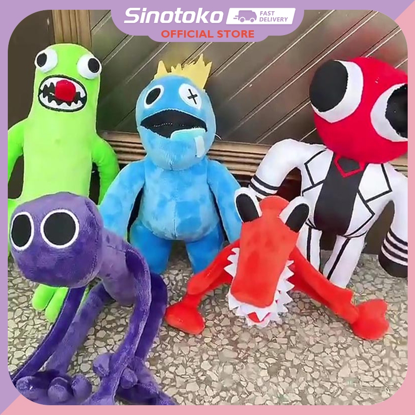 Mainan Mewah Rainbow Friends/Rainbow Friends Boneka Mewah Yang Lucu /Rainbow Friends Boneka Mewah Mu